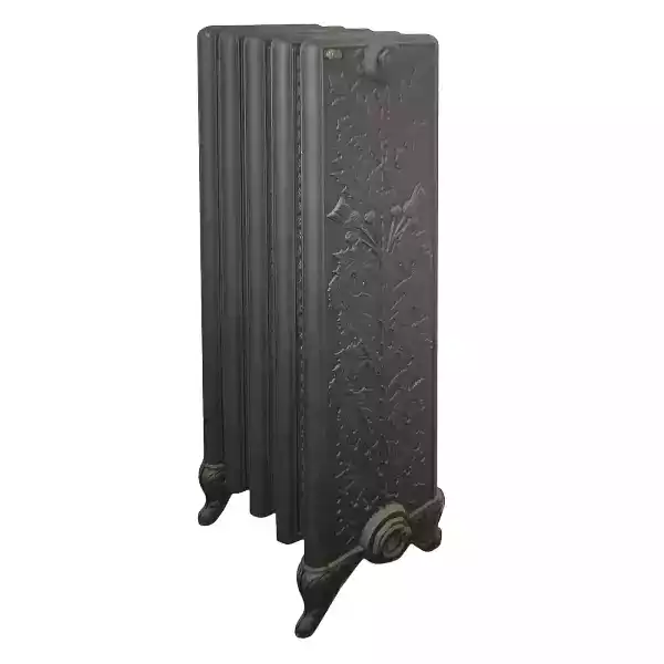 Radiateur en fonte décoré « Chardon »