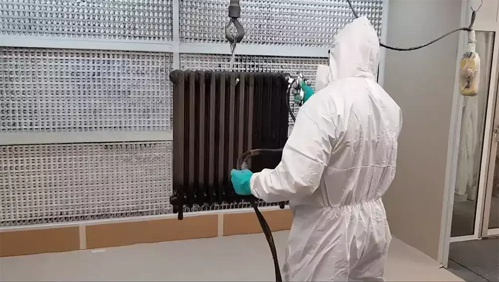 Peinture radiateur en fonte - Polyuréthane