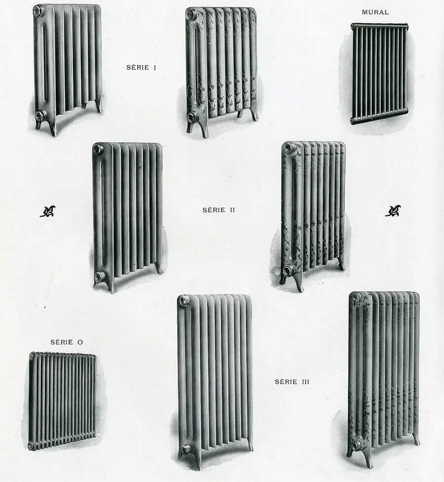 tout les modèles du Globe, radiateur en fonte