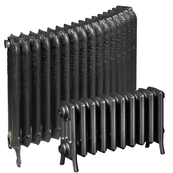 radiateurs en fonte configurés