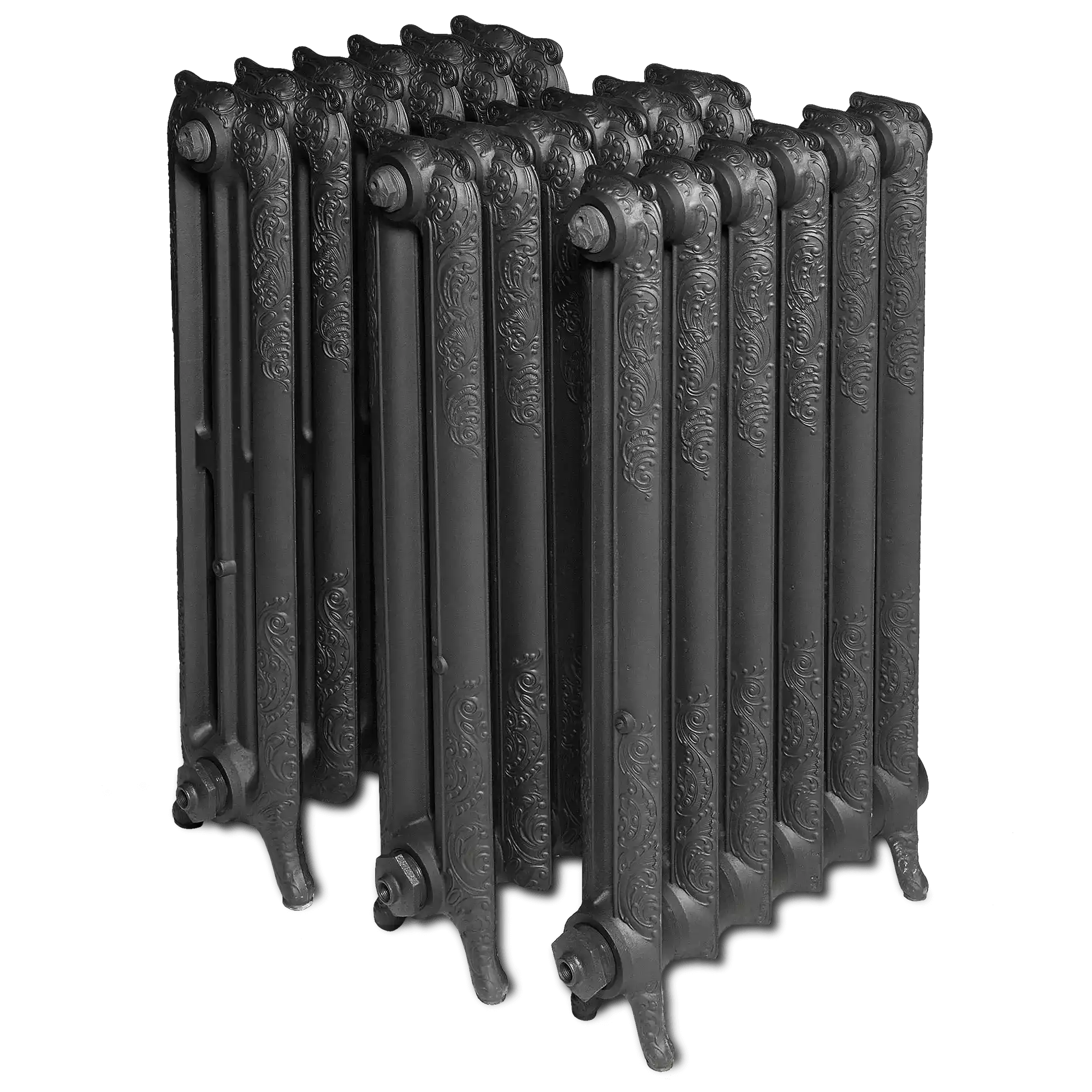 Decora Extrémité à pied de radiateur en fonte 2 Colonne 510x2052 Apprêt