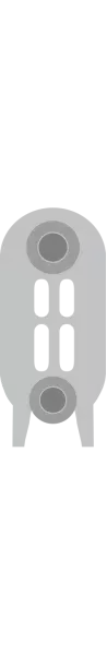 Élément pour radiateur Marguerite 3 colonnes hauteur:47 cm