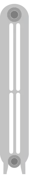 Élément pour radiateur Marguerite 3 colonnes hauteur:120 cm