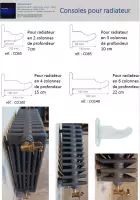 Support pour radiateur 85