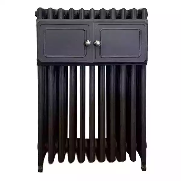 Radiateur chauffe plat « Chappée » 107 cm de haut en 6 colonnes en 2 portes