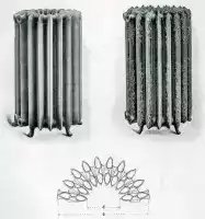 Radiateur en fonte circulaire modèle « National » - 4533