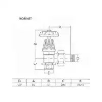 Robinetterie : MAGA02.PO - KIT Robinetterie Marguerite A - Laiton Vieilli