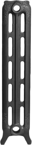 Radiateur Rococo Industriel 116 cm de haut - 3 colonnes avec pieds hauteur:116 cm