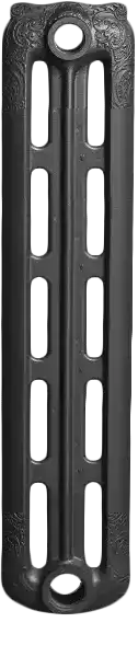 Radiateur Rococo Industriel 116 cm de haut - 3 colonnes sans pied hauteur:108 cm