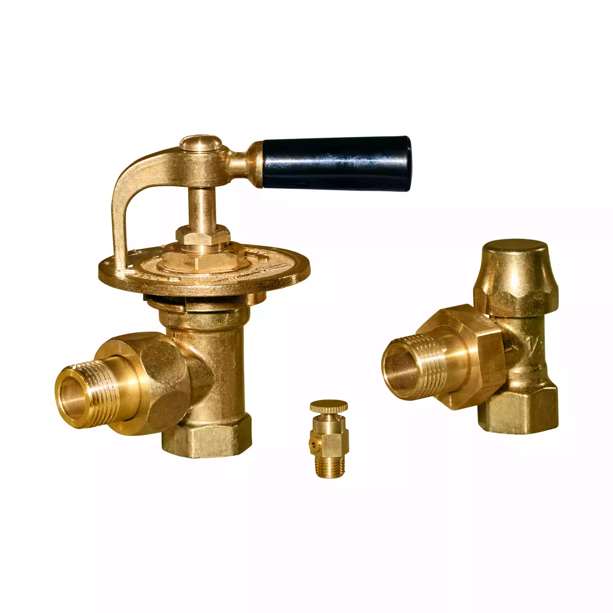 KIT Robinetterie Manette petite - Laiton brut