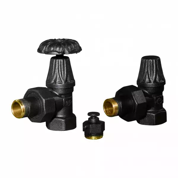 Robinet radiateur fonte Marguerite A - Anthracite